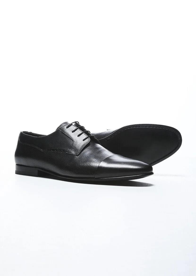 Black Leather Shoes - 4