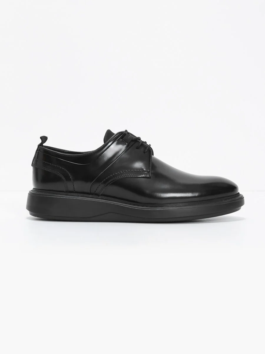 Black Leather Shoes - 1