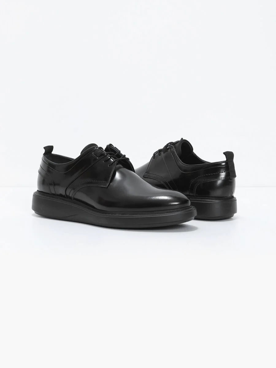 Black Leather Shoes - 3