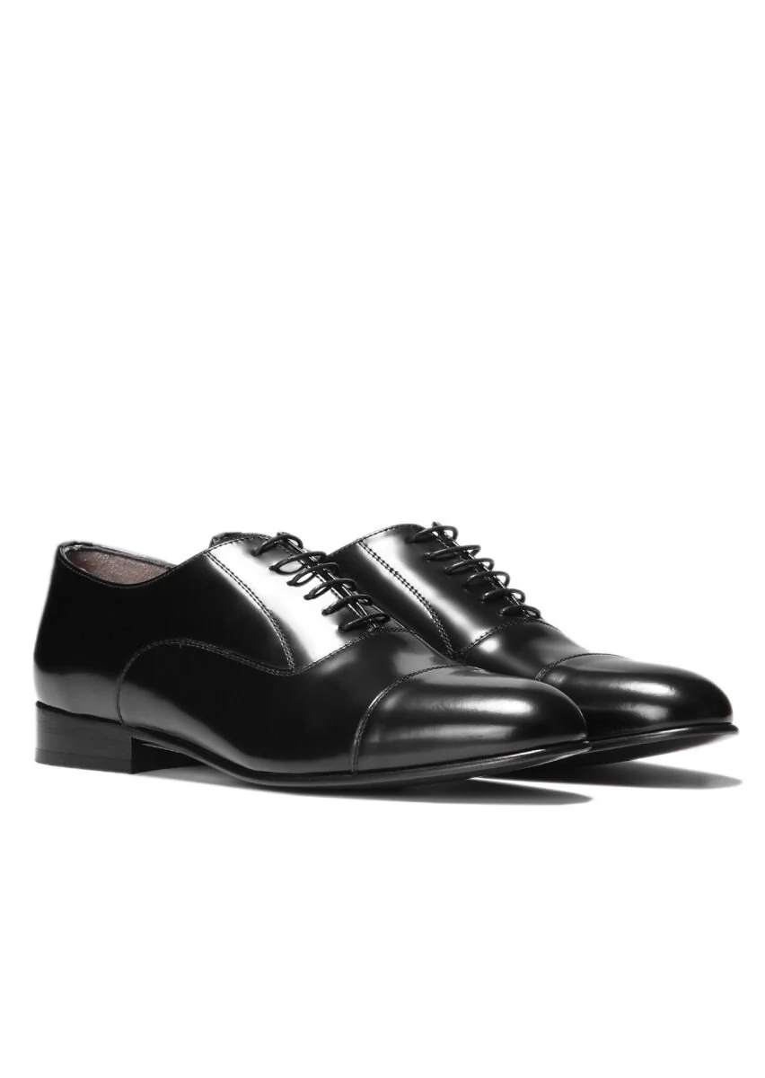 Black Leather Shoes - 2