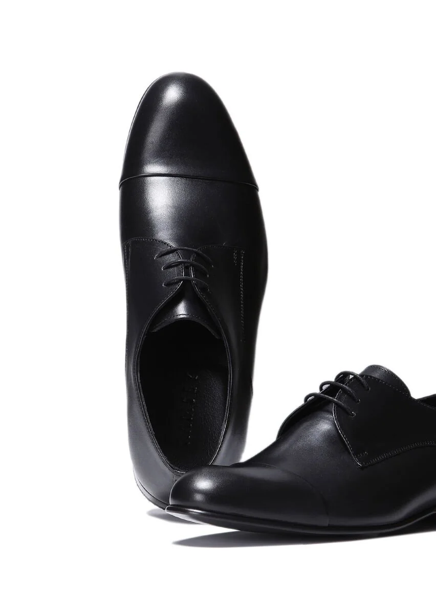 Black Leather Shoes - 3