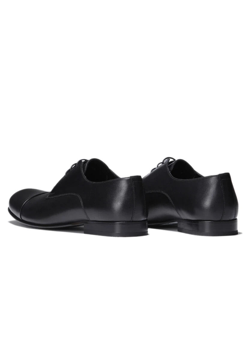 Black Leather Shoes - 4