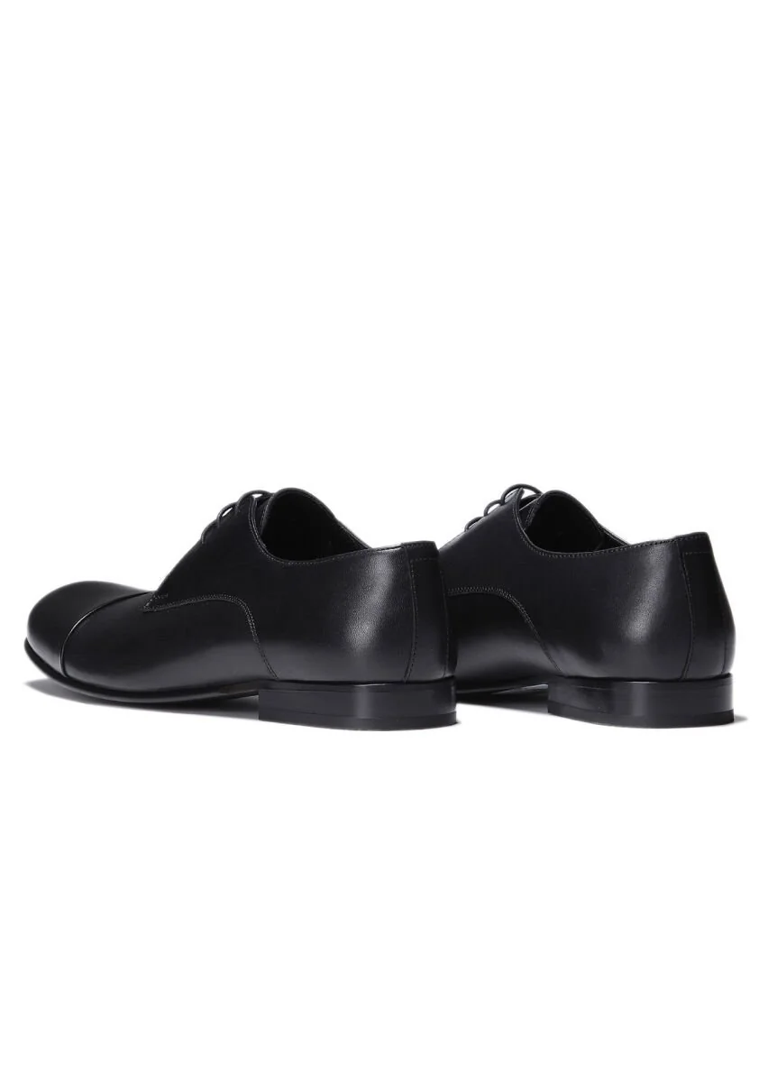 Black Leather Shoes - 4