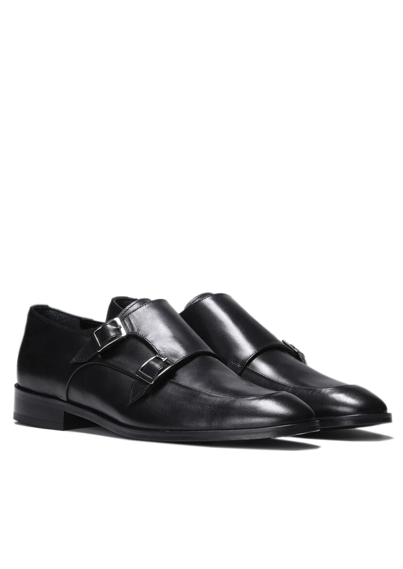 Black Leather Shoes - 2