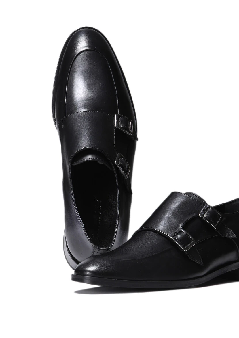 Black Leather Shoes - 3