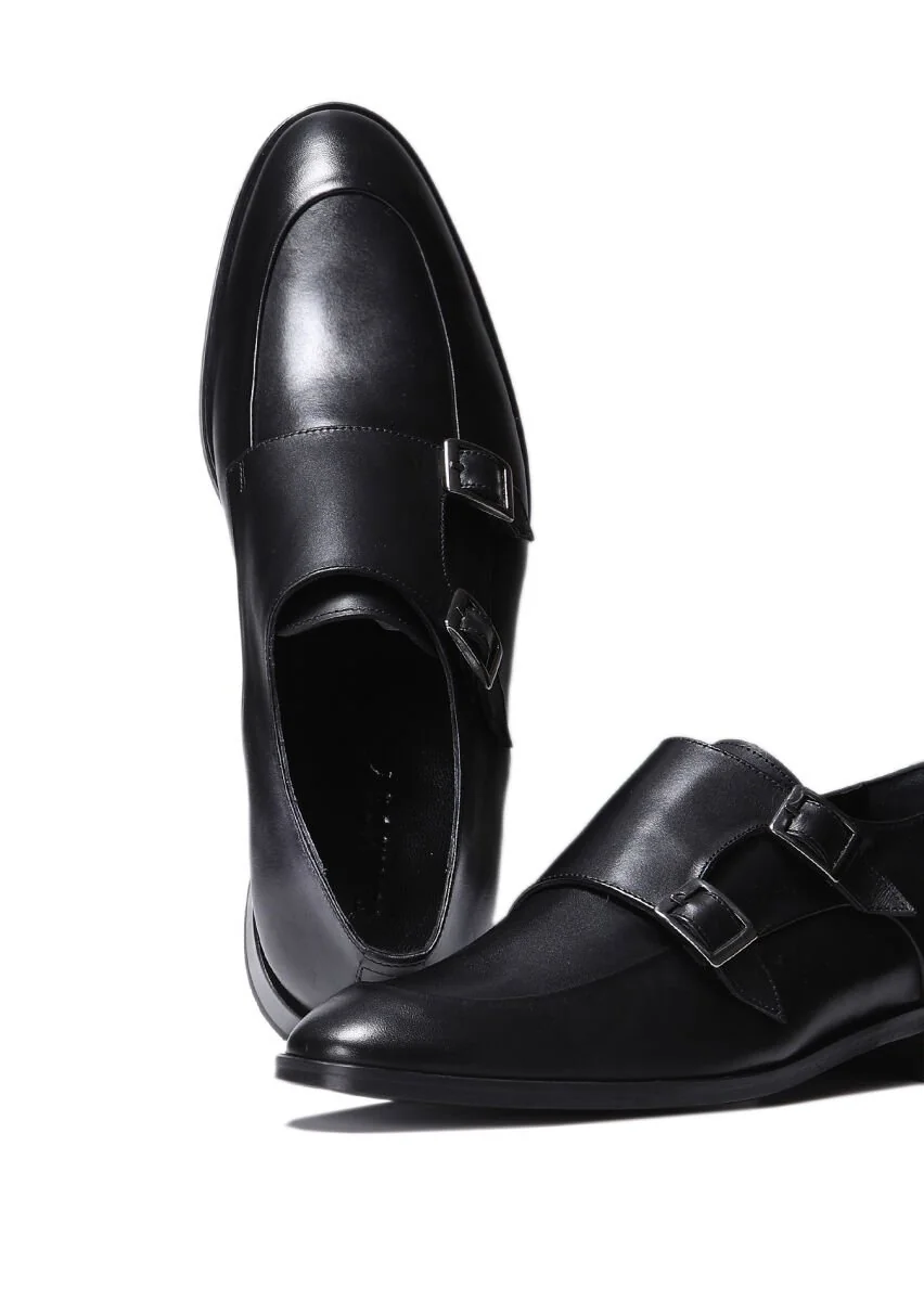 Black Leather Shoes - 3