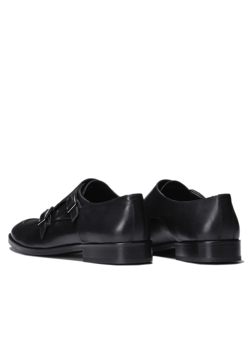 Black Leather Shoes - 4