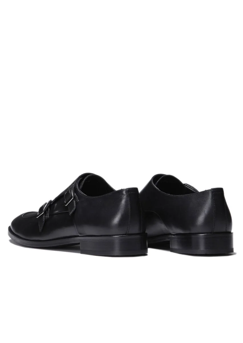 Black Leather Shoes - 4