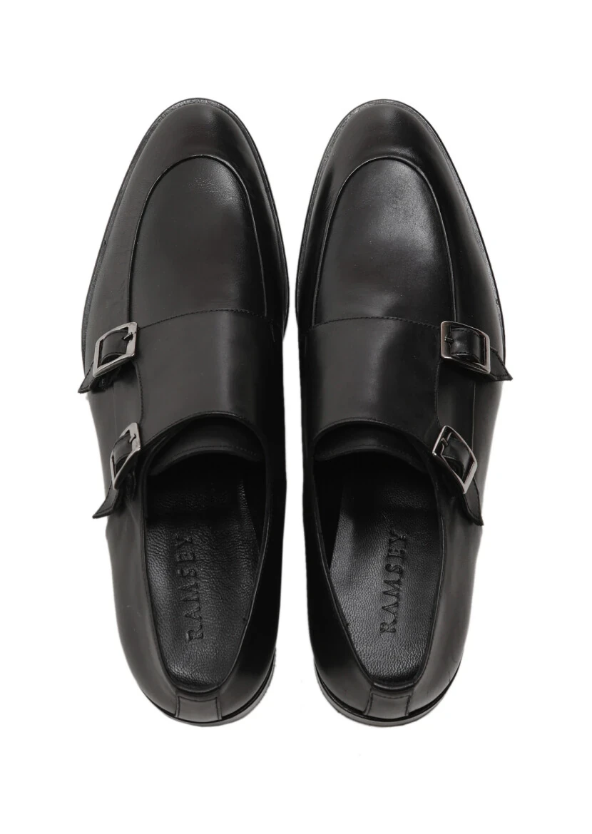 Black Leather Shoes - 5