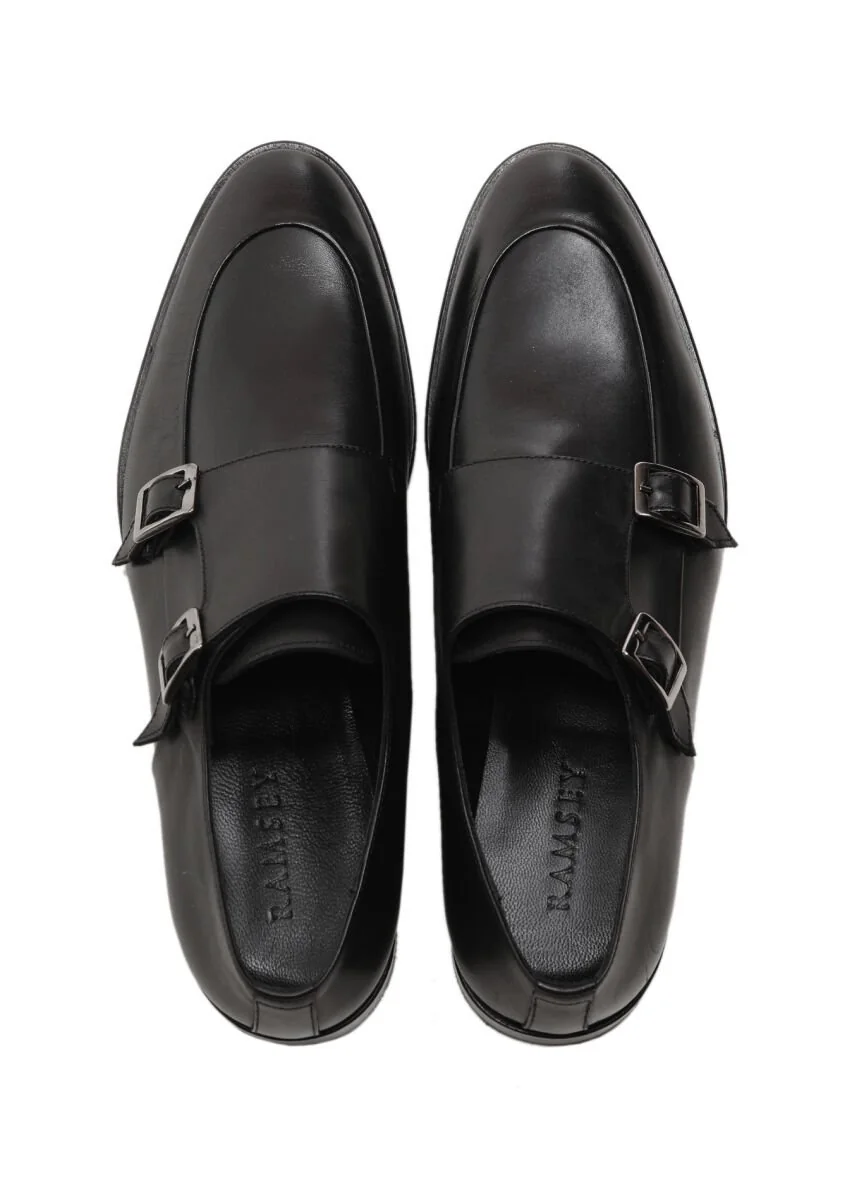 Black Leather Shoes - 5