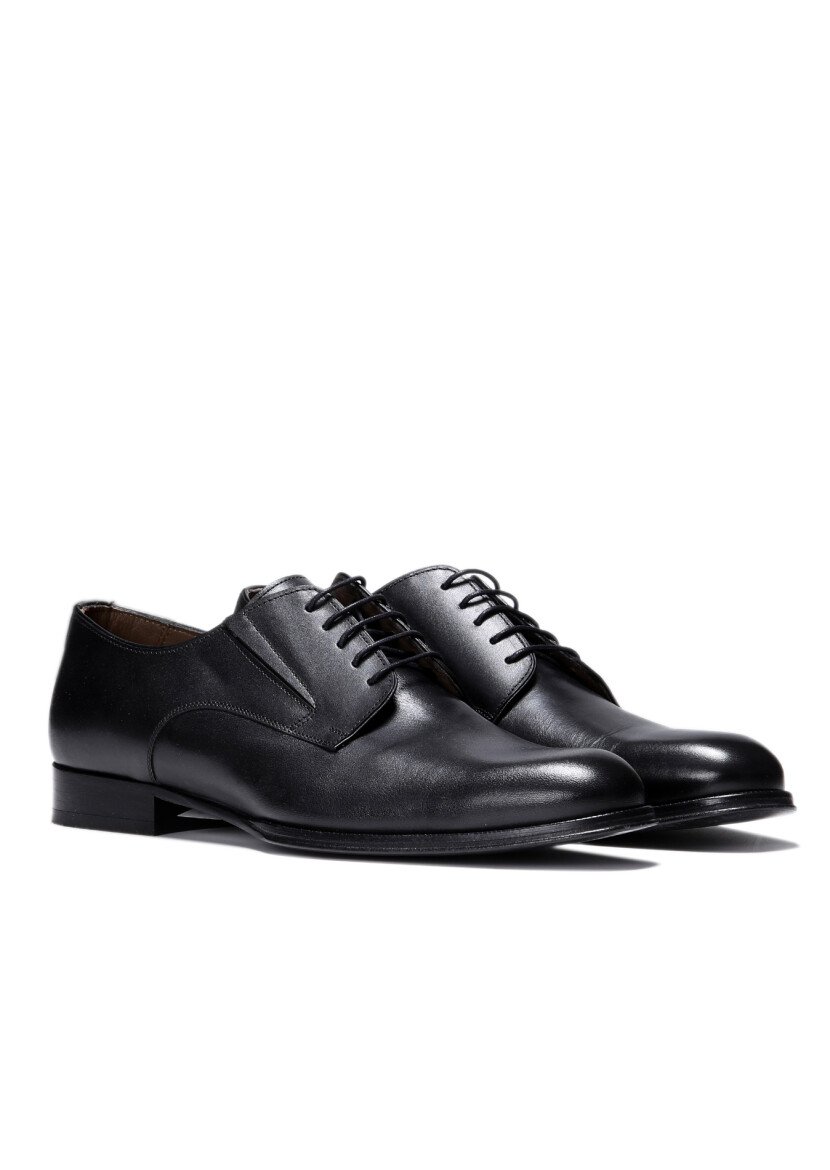 Black Leather Shoes - 2