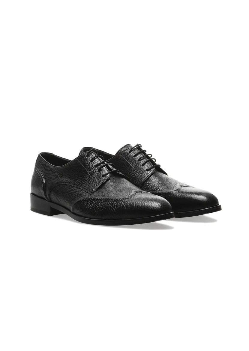 Black Leather Shoes - 2