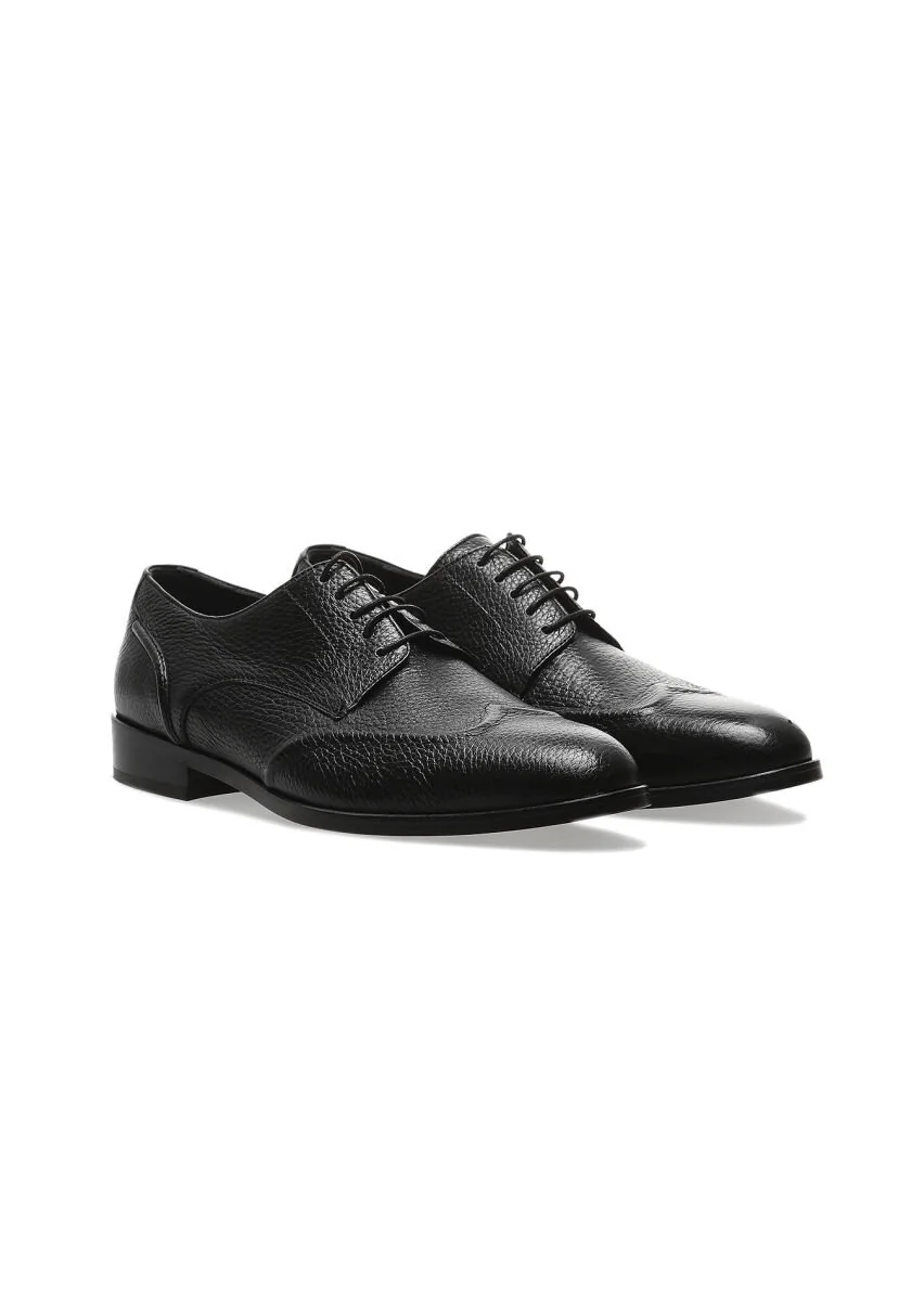 Black Leather Shoes - 2
