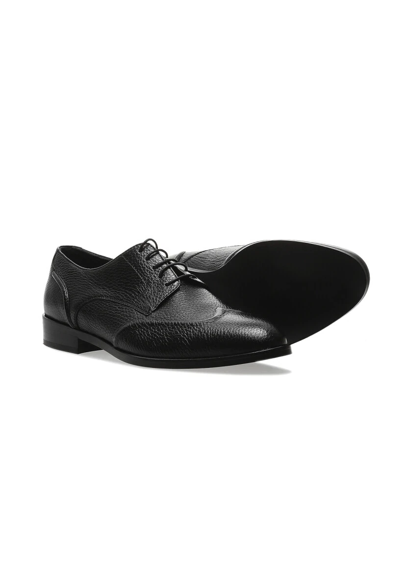 Black Leather Shoes - 3