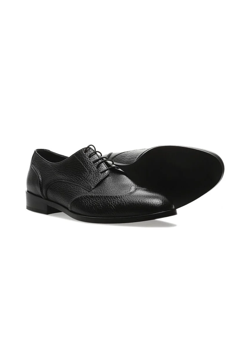 Black Leather Shoes - 3