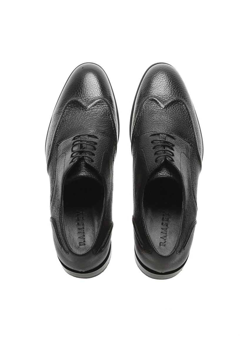 Black Leather Shoes - 5