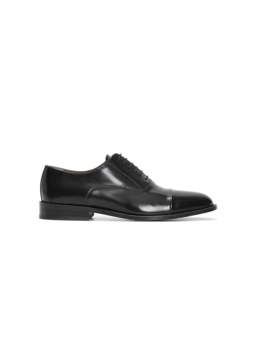 Black Leather Shoes - 1