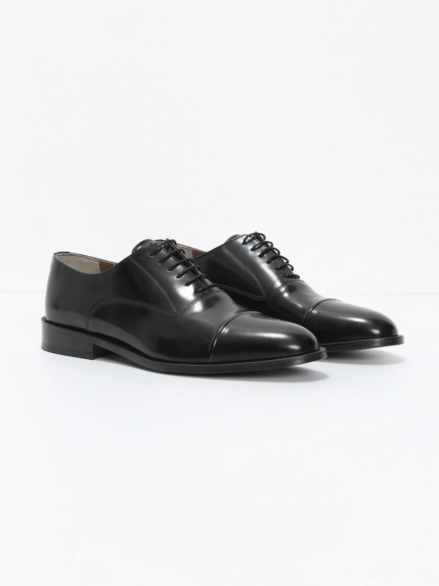 Black Leather Shoes - 2