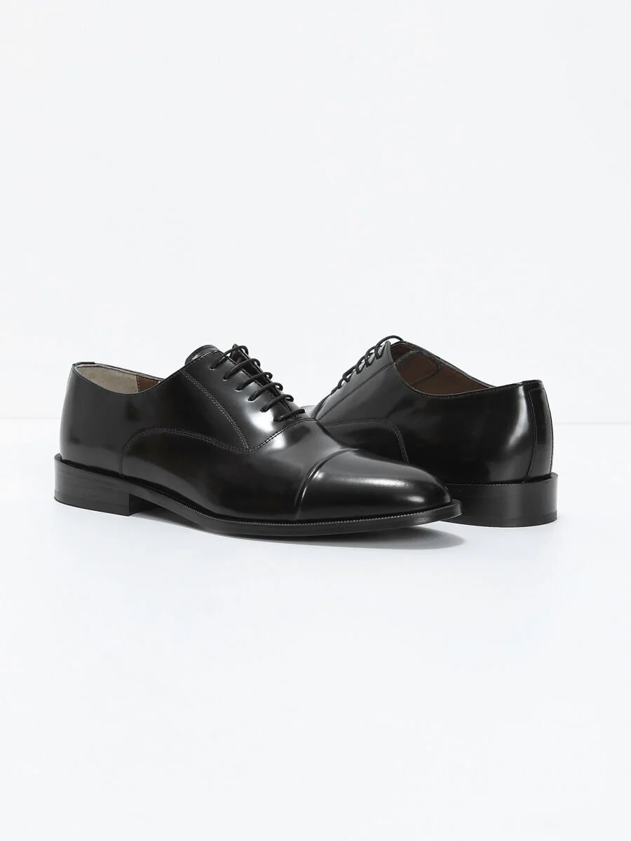 Black Leather Shoes - 3