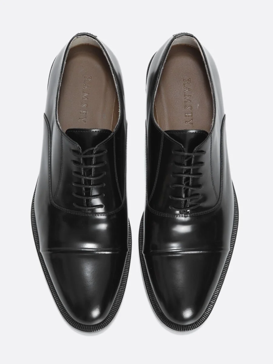 Black Leather Shoes - 5
