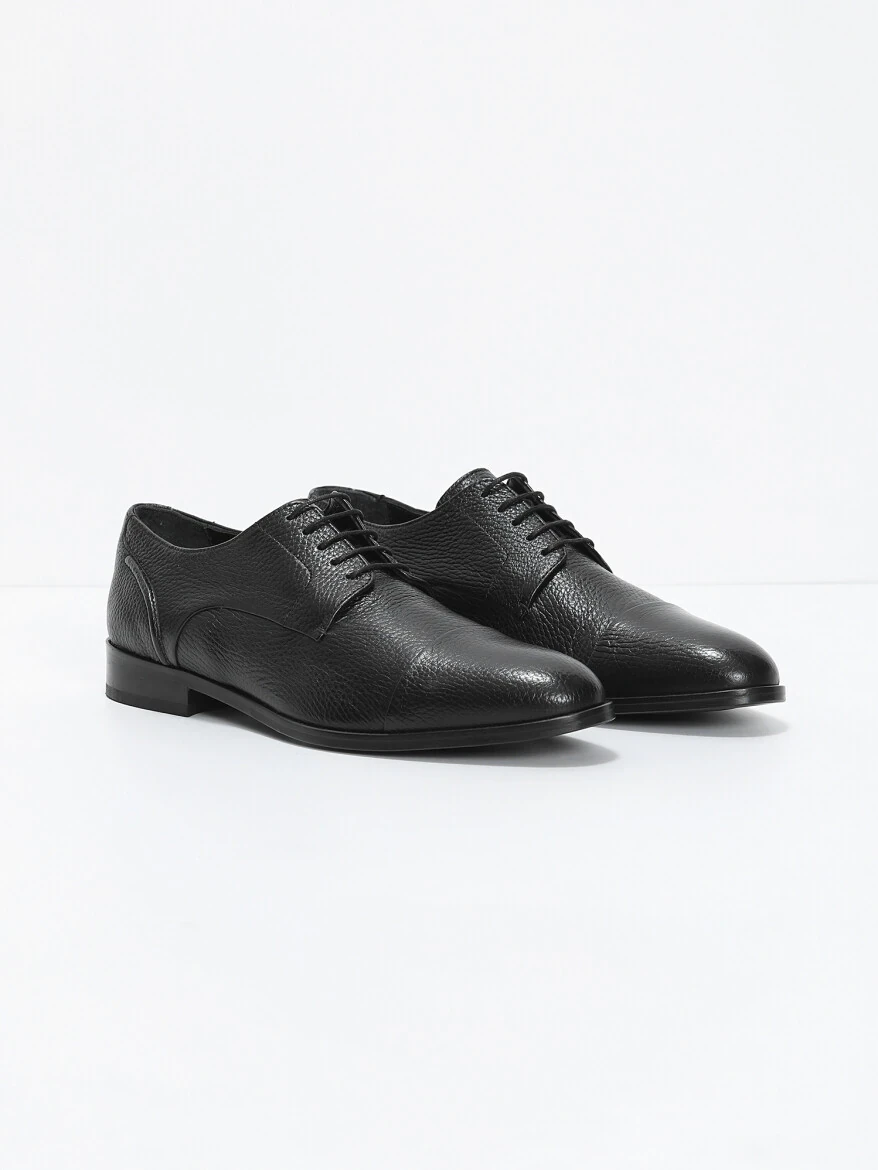 Black Leather Shoes - 2