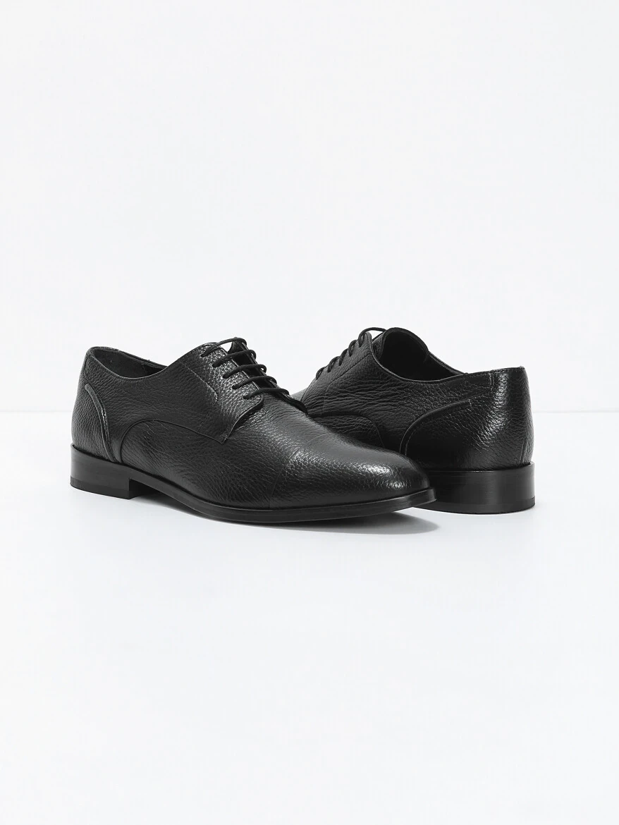 Black Leather Shoes - 3