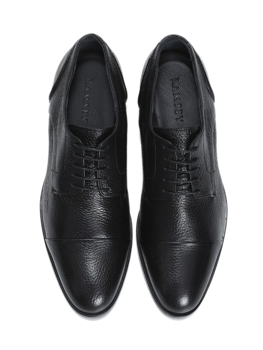 Black Leather Shoes - 5