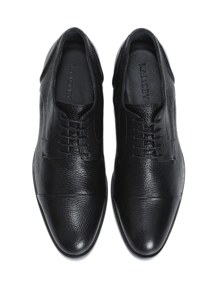 Black Leather Shoes - 5