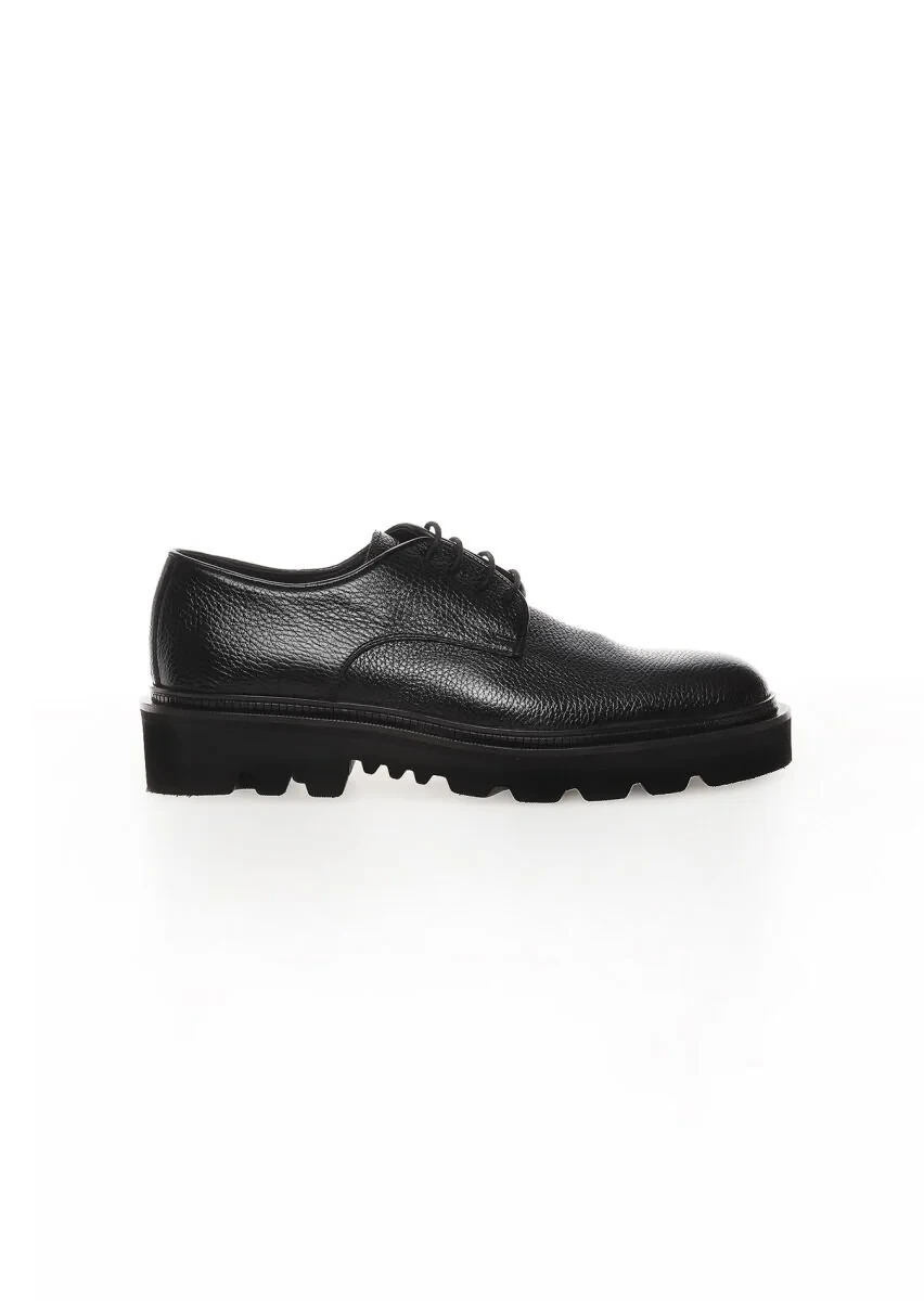 Black Leather Shoes - 1