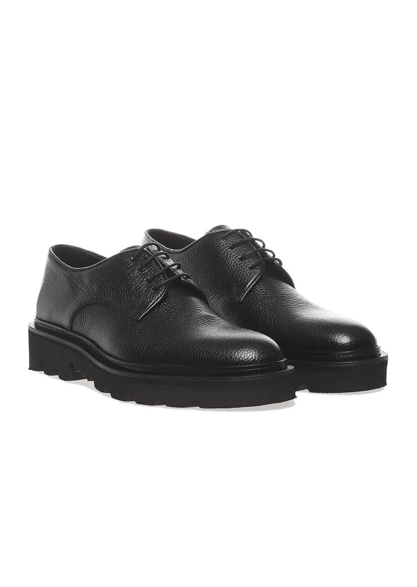 Black Leather Shoes - 2
