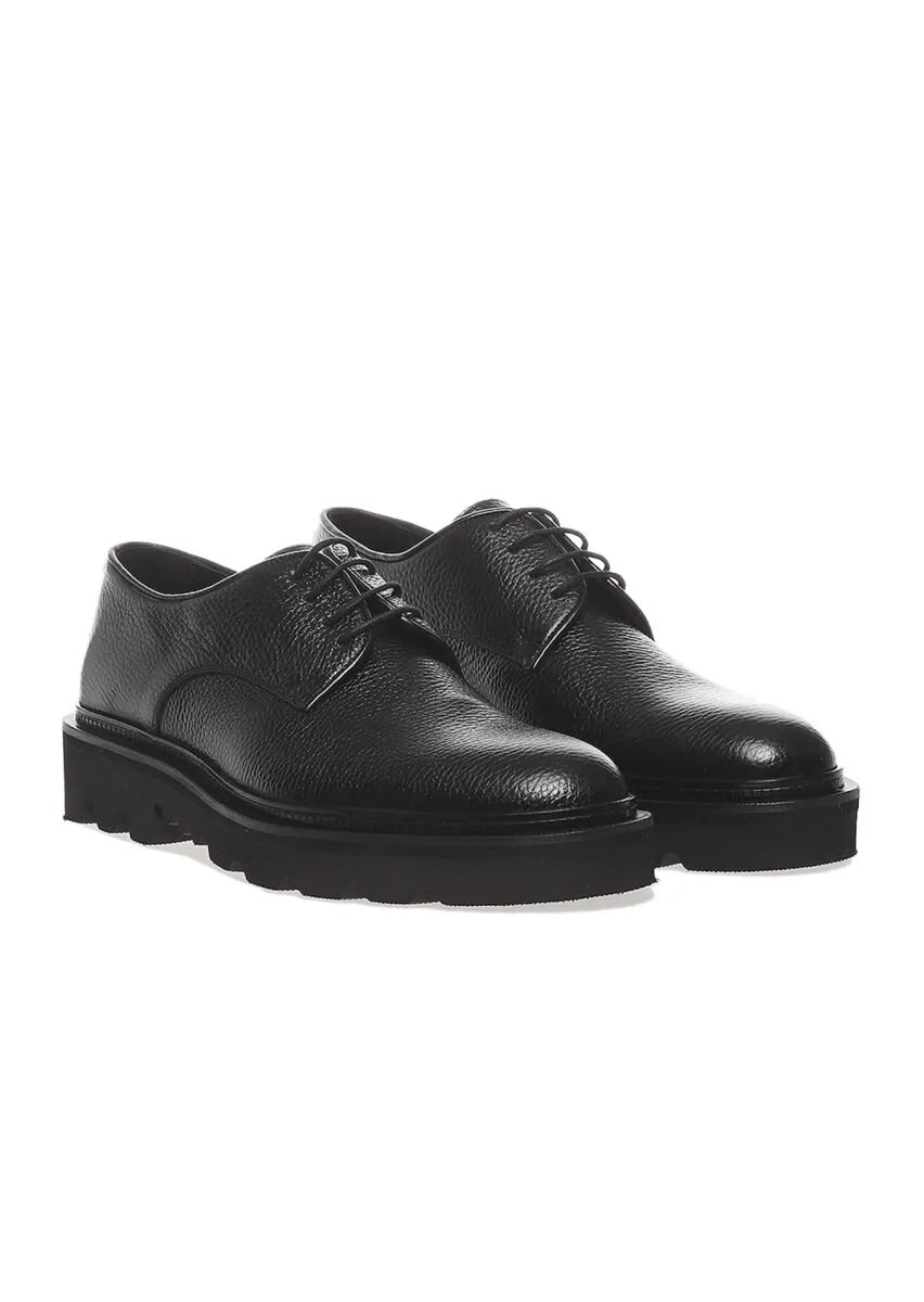 Black Leather Shoes - 2