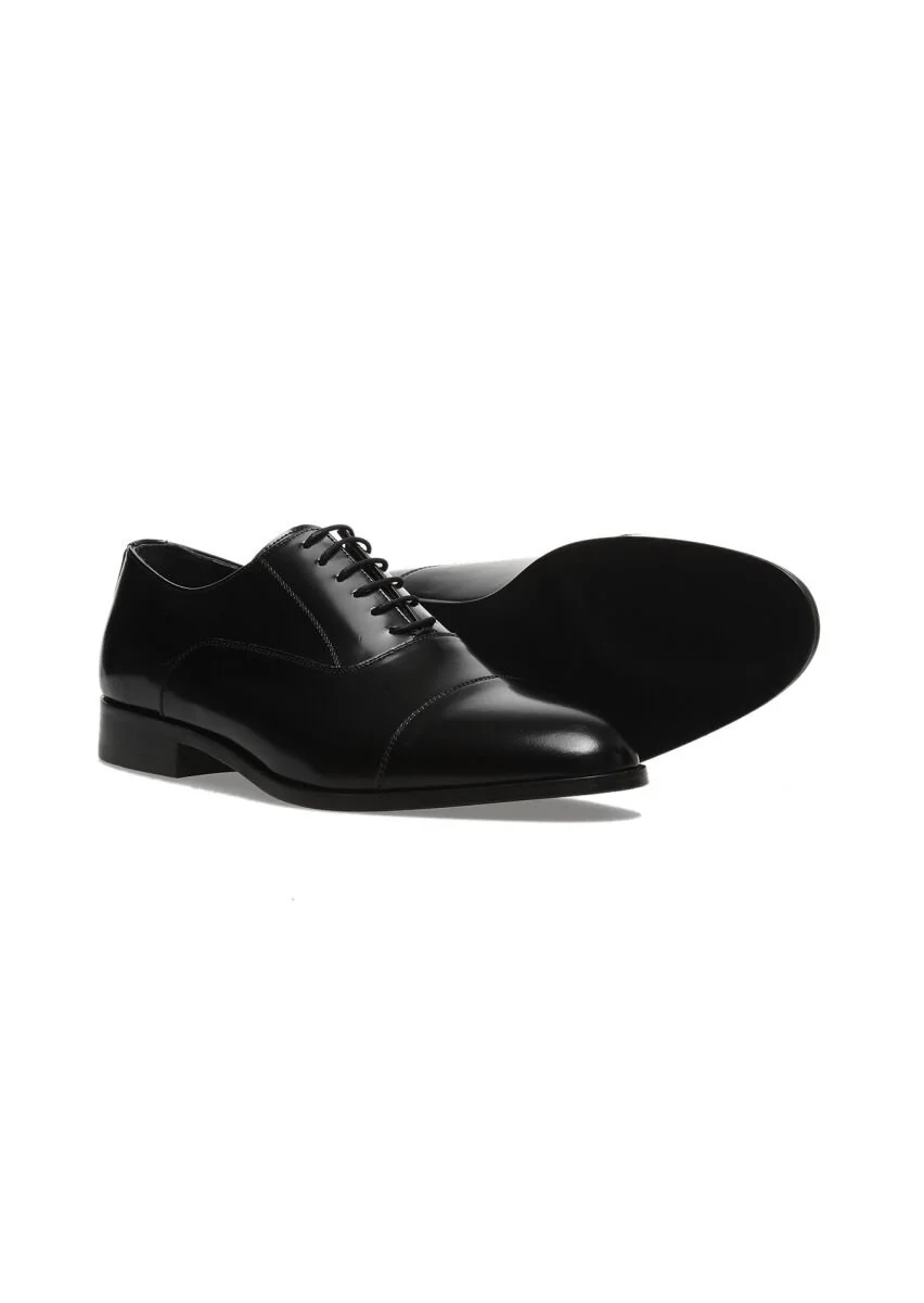Black Leather Shoes - 3
