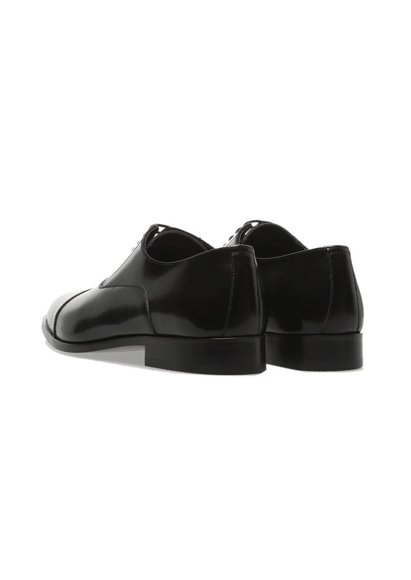 Black Leather Shoes - 4