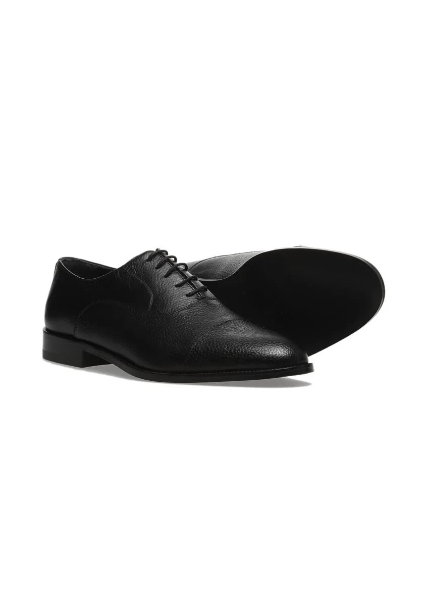 Black Leather Shoes - 3