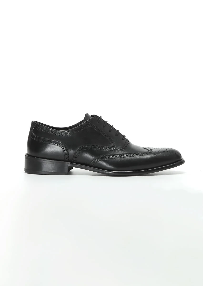 Black Leather Shoes - 1