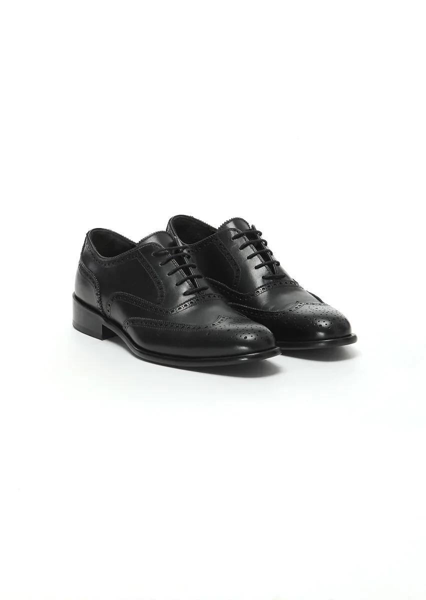 Black Leather Shoes - 2