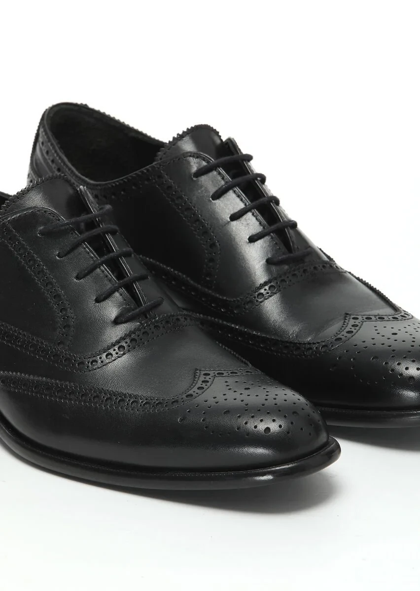 Black Leather Shoes - 3