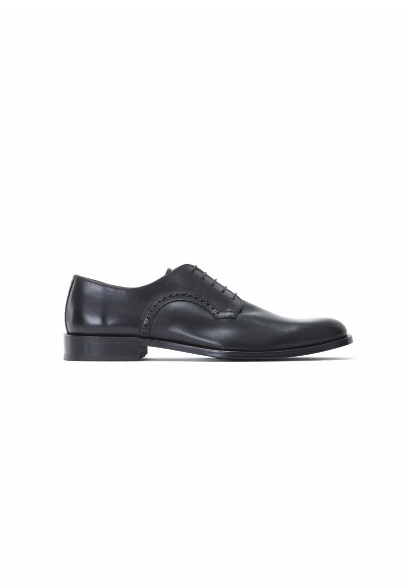 Black Leather Shoes - 1