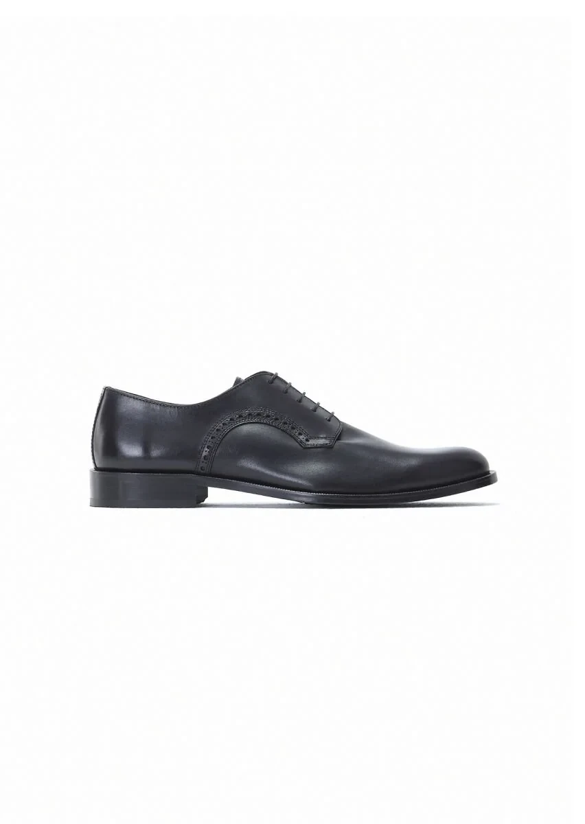 Black Leather Shoes - 1
