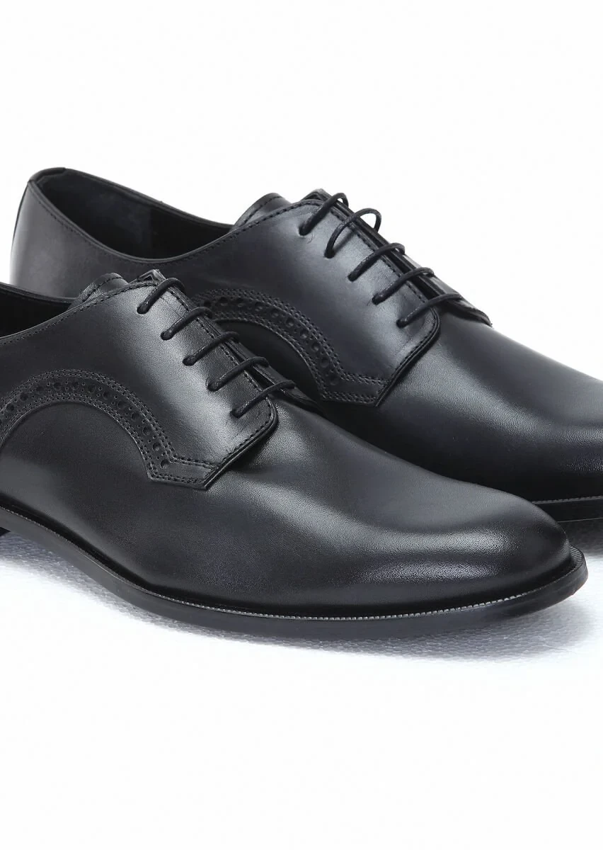 Black Leather Shoes - 3