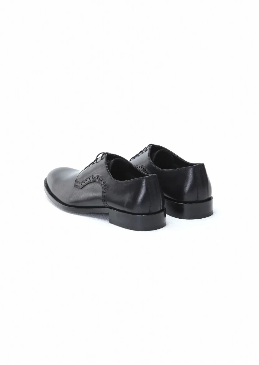 Black Leather Shoes - 4
