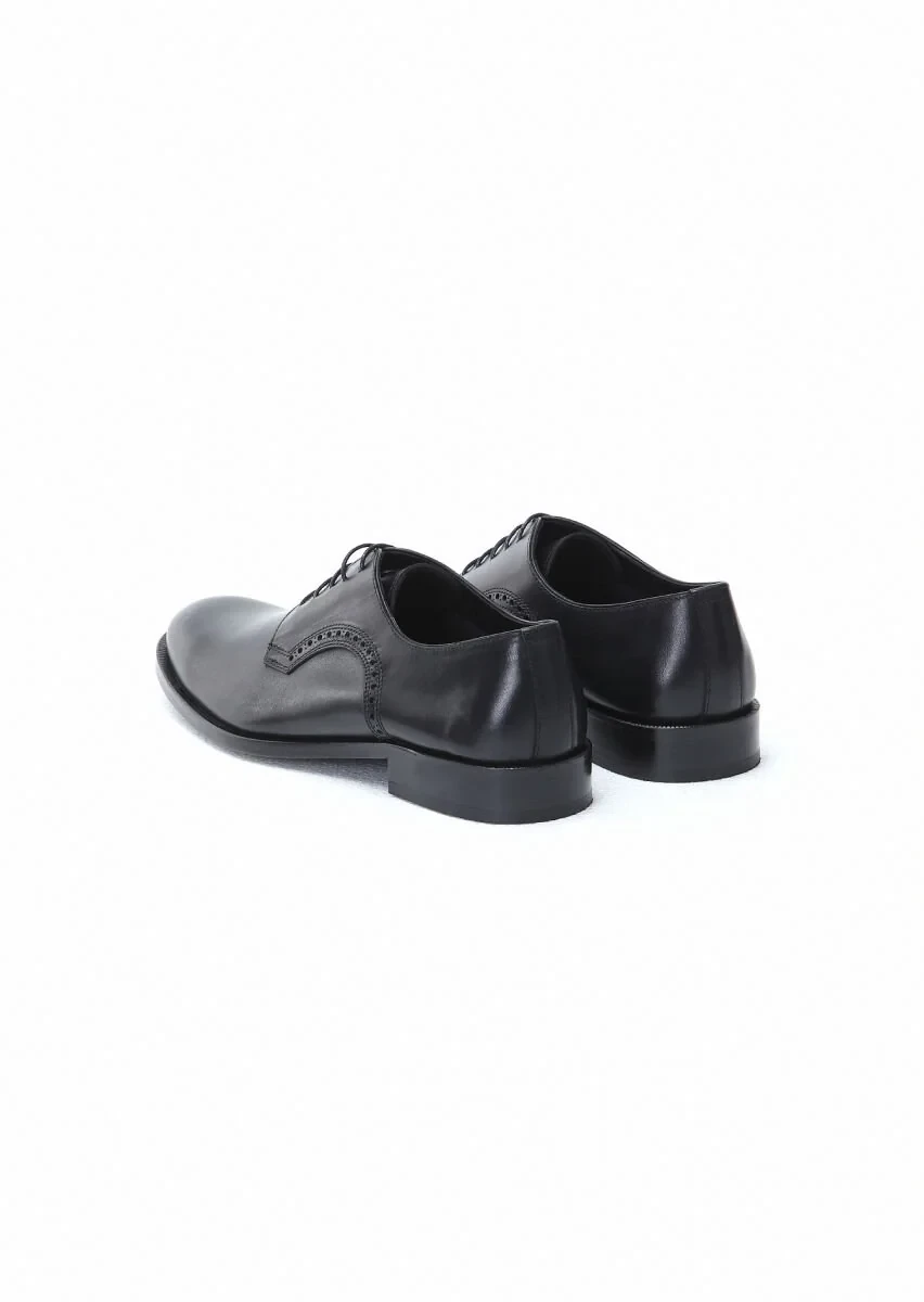 Black Leather Shoes - 4