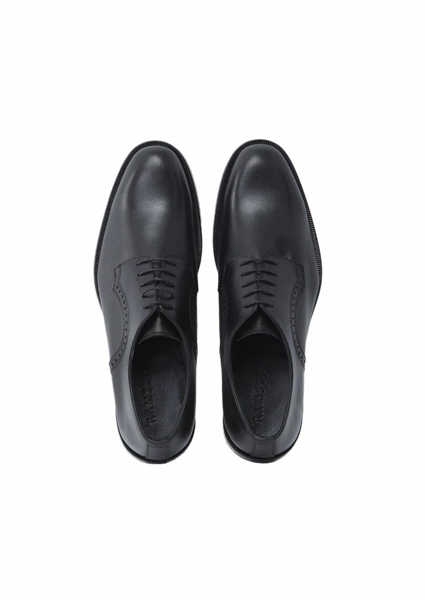 Black Leather Shoes - 6