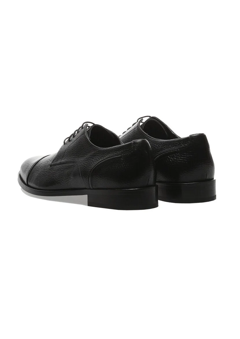 Black Leather Shoes - 4
