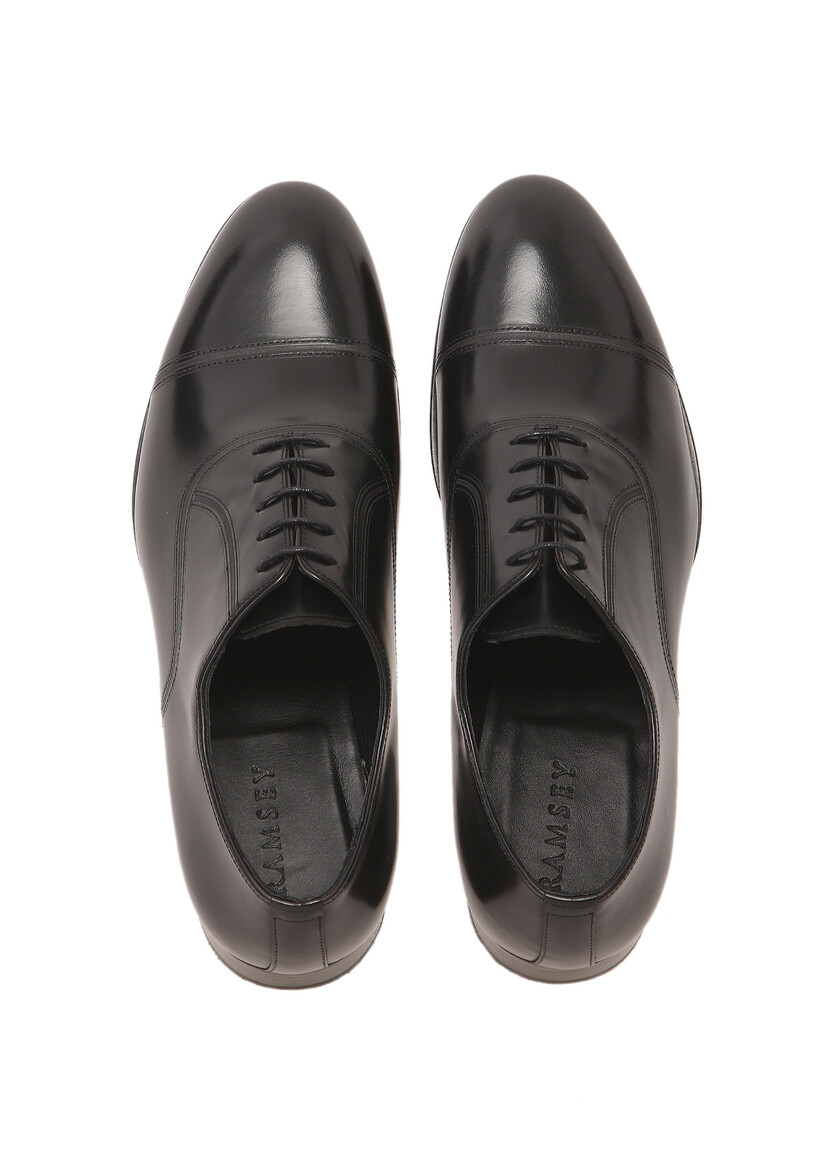 Black Leather Shoes - 6