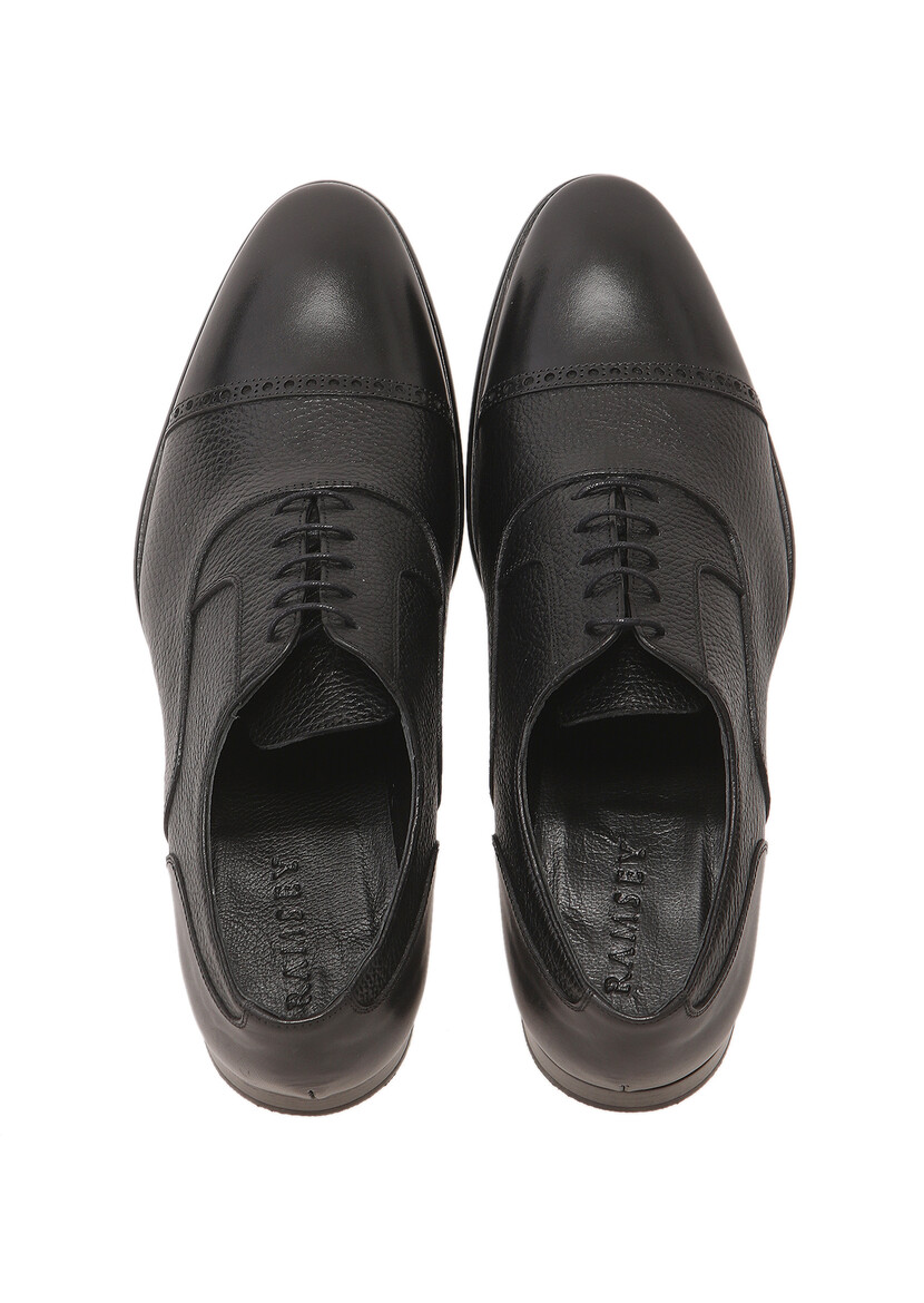 Black Leather Shoes - 6