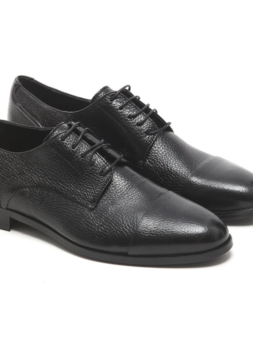 Black Leather Shoes - 3