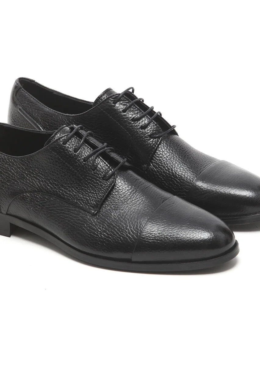 Black Leather Shoes - 3