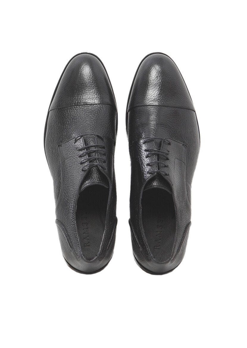 Black Leather Shoes - 6