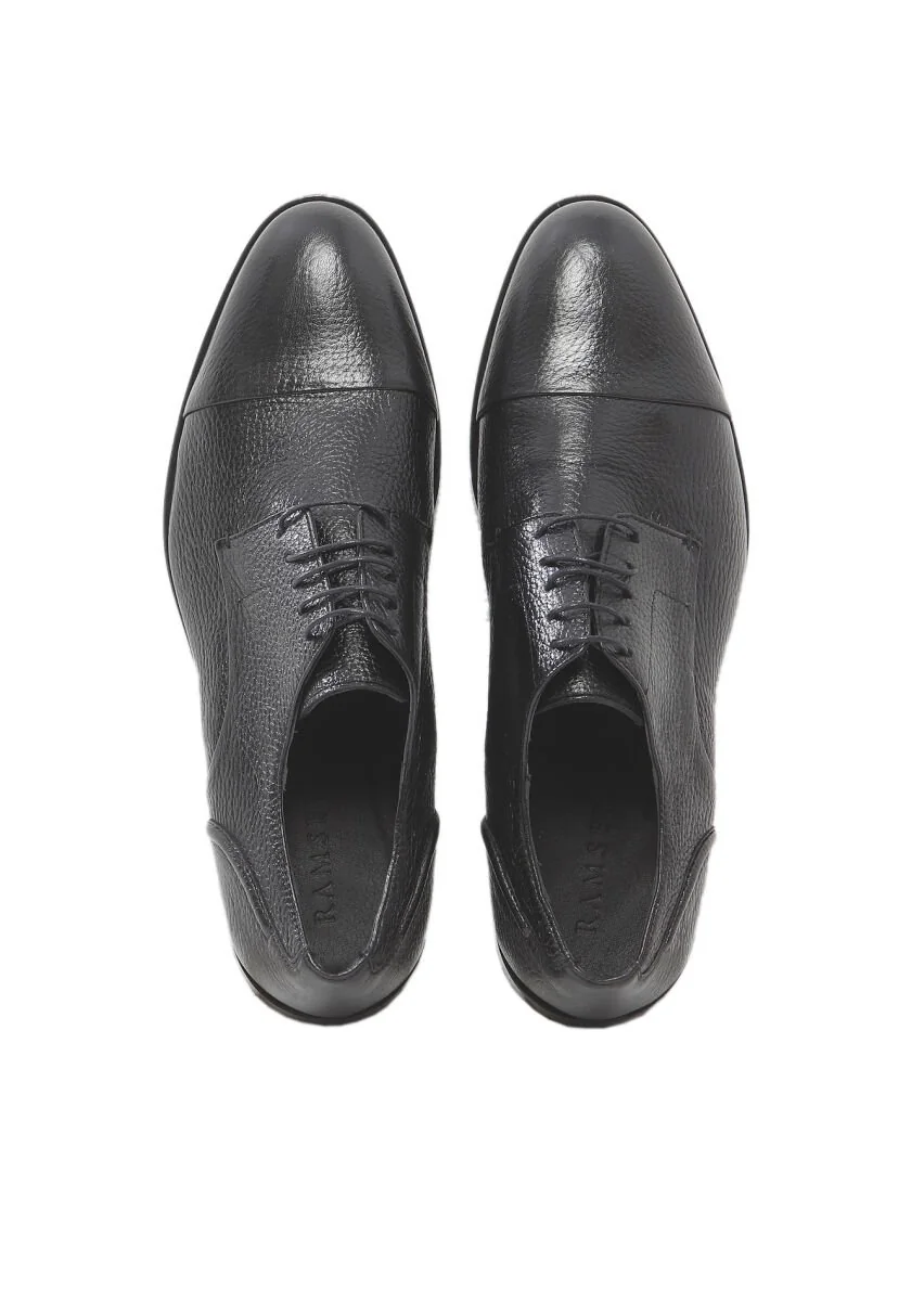 Black Leather Shoes - 6